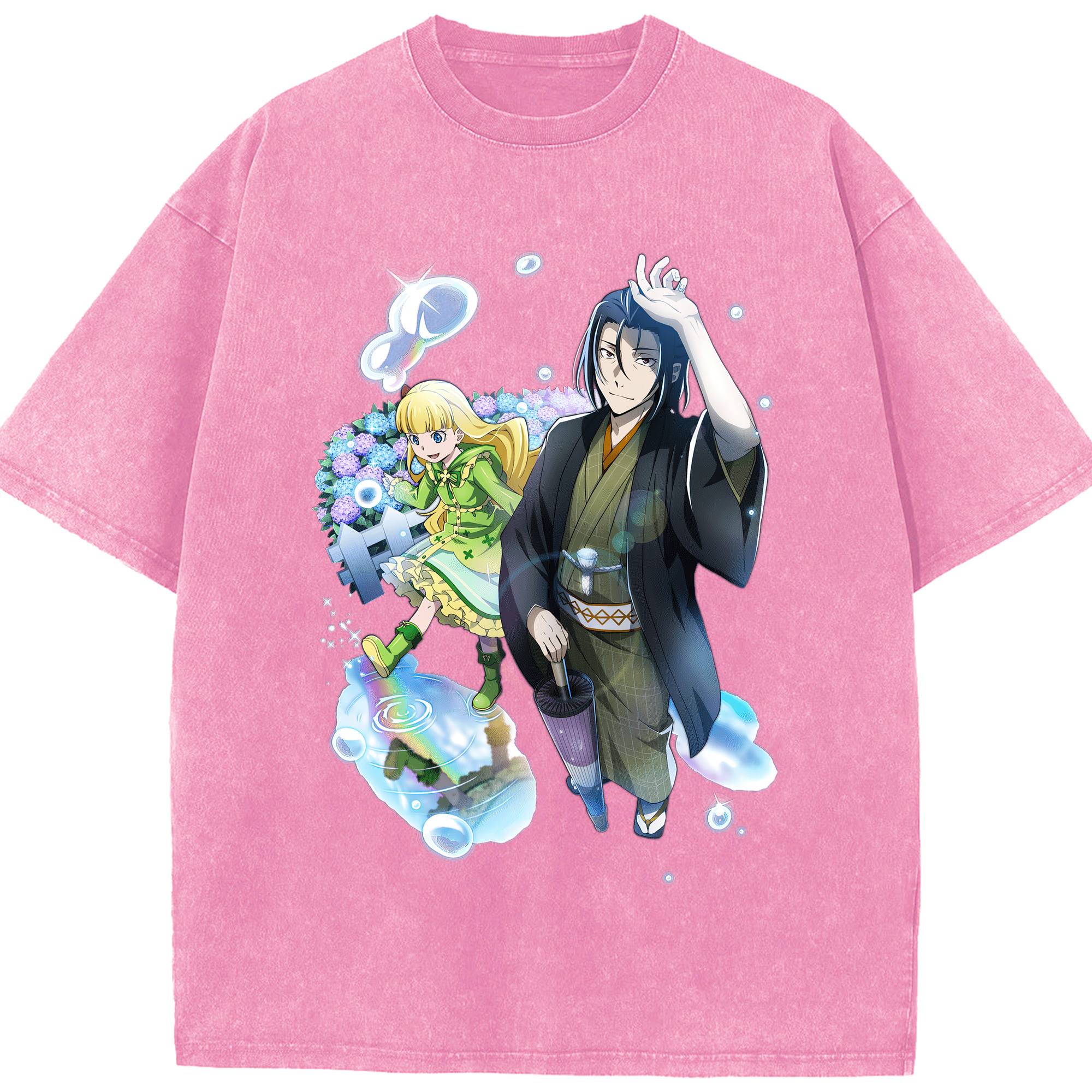（画像用） 文豪ストレイドッグス Bungo Stray Dogs 綿100% ヴィンテージ風 半袖Tシャツ（フロントプリント）